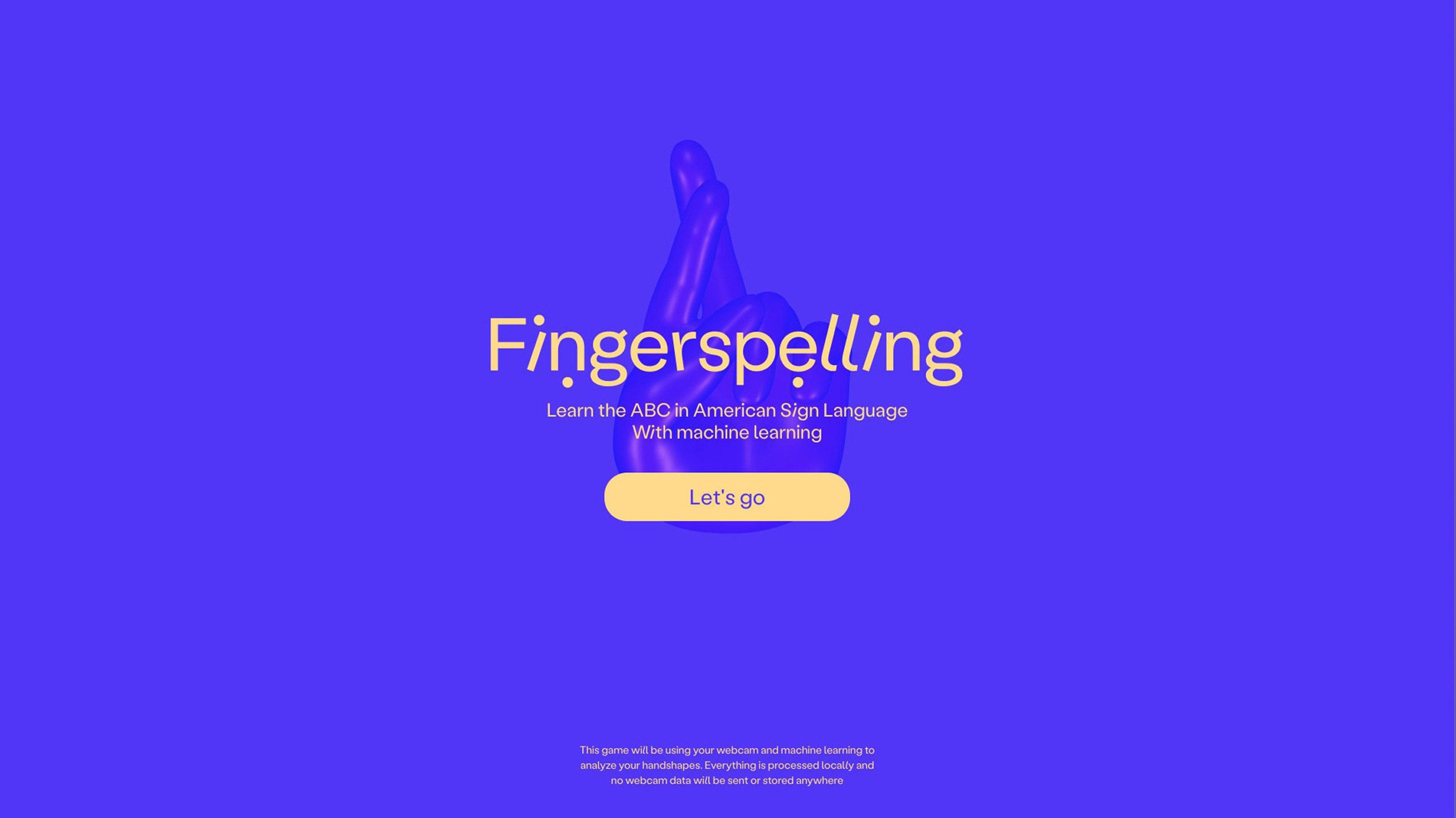 META Buzz – fingerspelling 