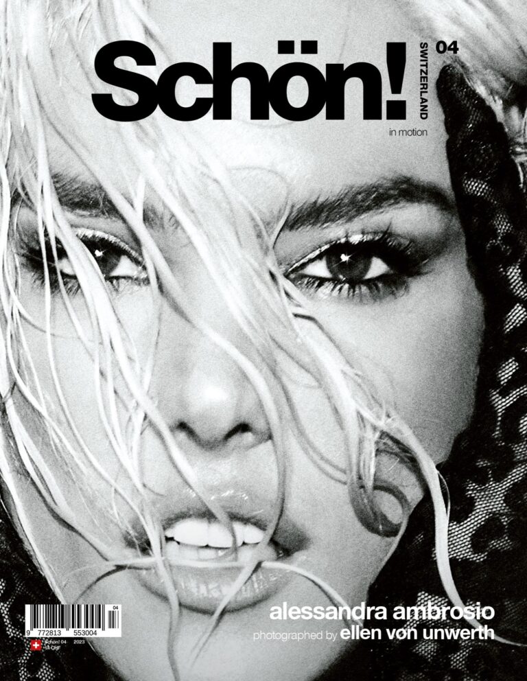 Magazine cover print version Schön! Switzerland issue 04