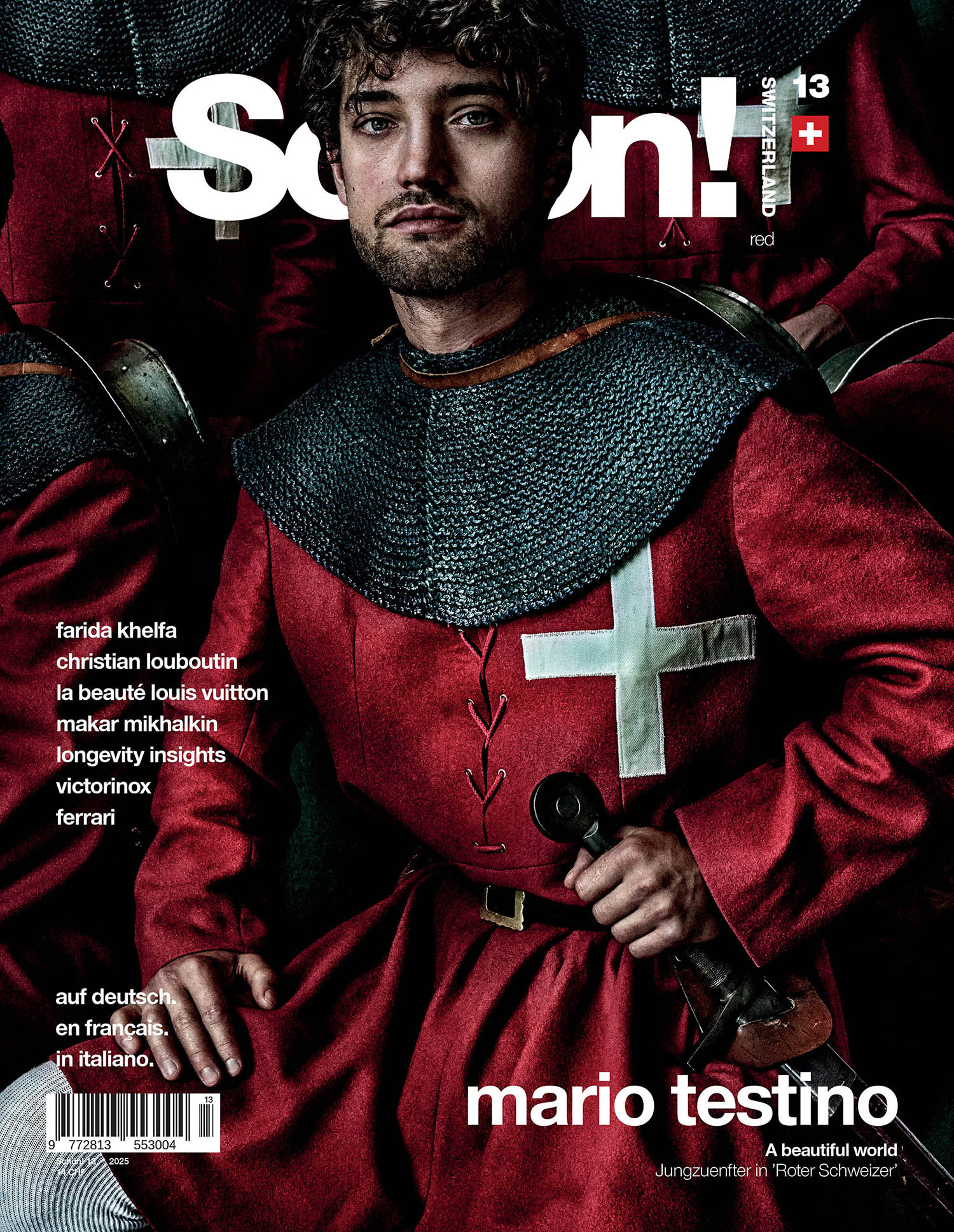Cover for Schön Switzerland - a Man in a medival red robe