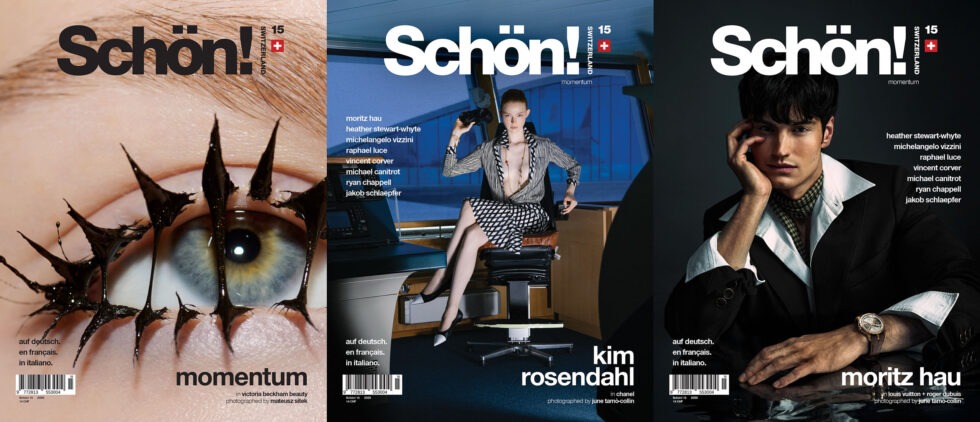 Schön! Switzerland Issue 15 — three cover variants